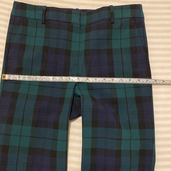 NWT J.Crew Plaid Crop Pant - Picture 4 of 8